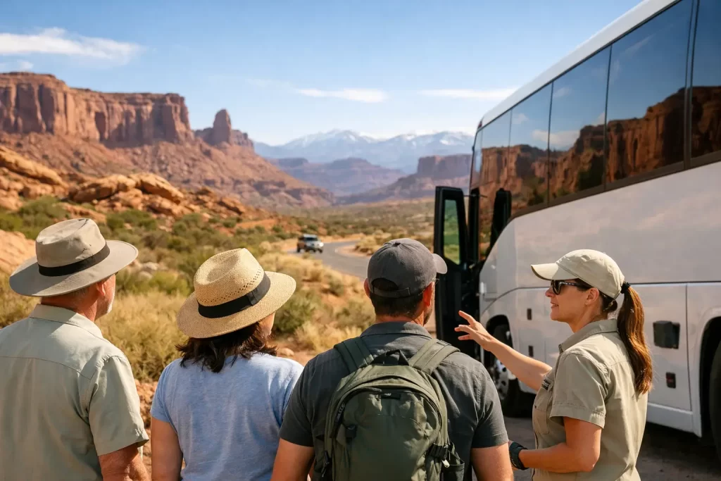 Guided National Bus Park Tours in Moab